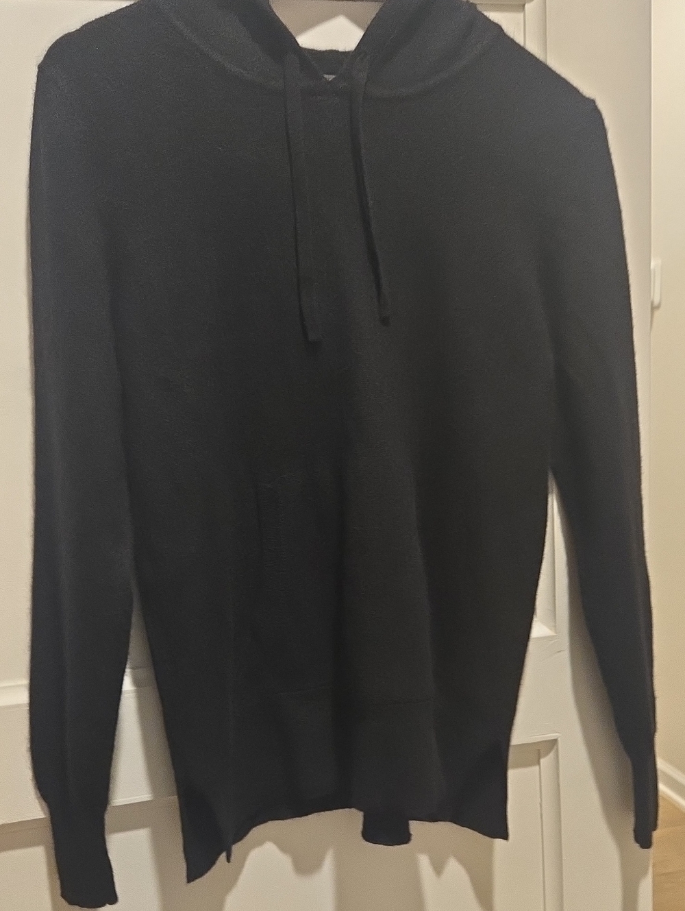Saks Fifth Avenue Black Cashmere Hoodie